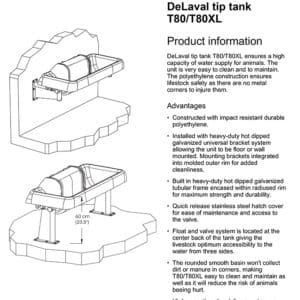 DeLaval Tip Tank T80/T80XL